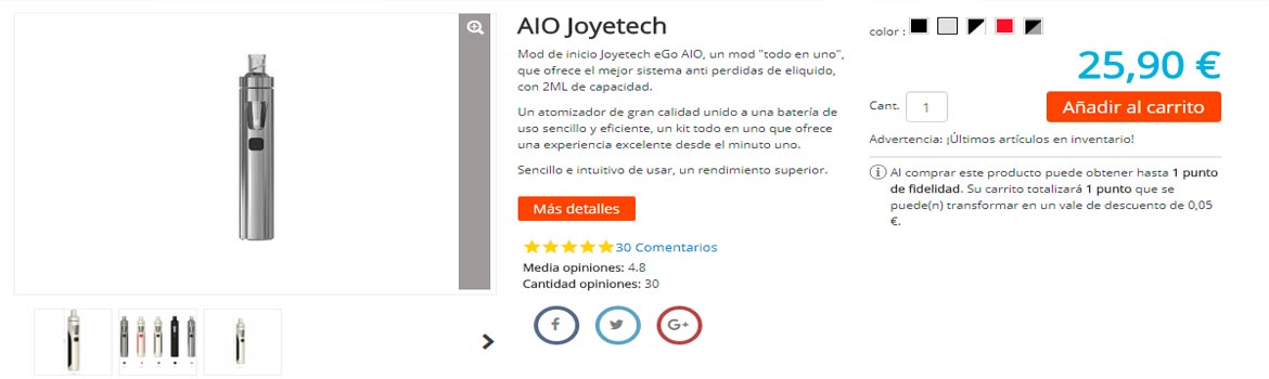 cigarrillo electrónico para dejar de fumar