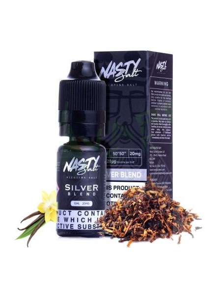 SILVER BLEND NIC SALT 10ML - NASTY JUICE