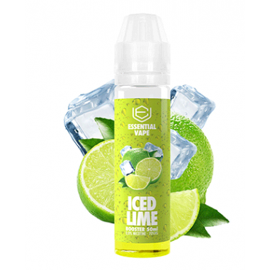 ICED LIME 50ML BOOSTER - ESSENTIAL VAPE