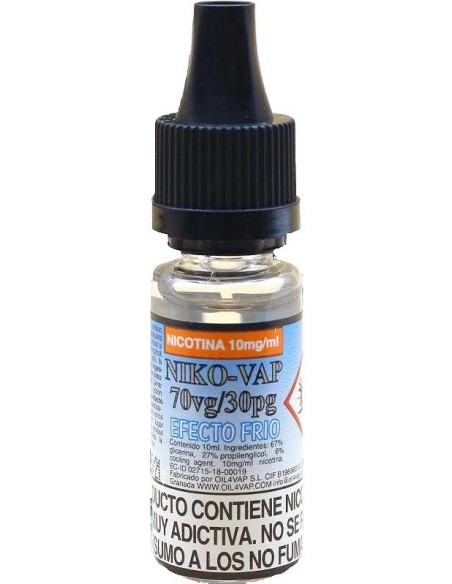 NIKO VAP EFECTO FRIO 10ML - OIL4VAP
