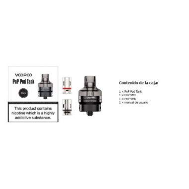 PNP POD TANK 2ML - VOOPOO PNP POD TANK 2ML - VOOPOO