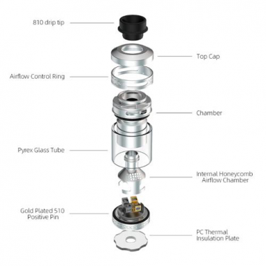 DEAD RABBIT RTA V2 25MM 2ML - HELLVAPE DEAD RABBIT RTA V2 25MM 2ML - HELLVAPE