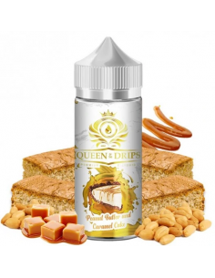 PEANUT BUTTER AND CARAMEL CAKE 100ML - QUEEN OF THE DRIPS Queen of the drips - 1