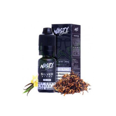 SILVER BLEND NIC SALT 10ML - NASTY JUICE SILVER BLEND NIC SALT 10ML - NASTY JUICE
