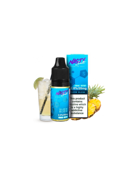SLOW BLOW NIC SALT 10ML - NASTY JUICE