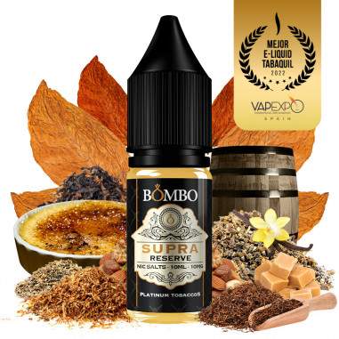 SUPRA SALES PLATINUM TOBACCOS 10ML - BOMBO SUPRA SALES PLATINUM TOBACCOS 10ML - BOMBO