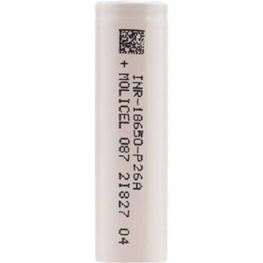 BATERIAS 18650 P26A 2600MAH 35A - MOLICEL