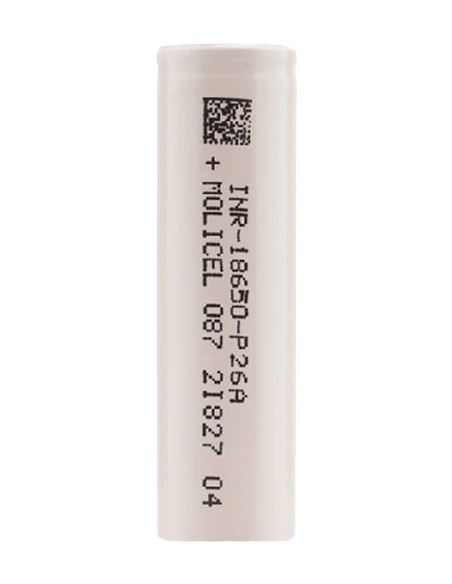 BATERIAS 18650 P26A 2600MAH 35A - MOLICEL