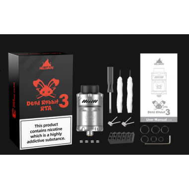 DEAD RABBIT RTA V3 2ML 25MM - HELLVAPE DEAD RABBIT RTA V3 2ML 25MM - HELLVAPE