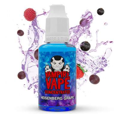 AROMA HEISENBERG GRAPE EDICION LIMITADA 30ML - VAMPIRE VAPE AROMA HEISENBERG GRAPE EDICION LIMITADA 30ML - VAMPIRE VAPE