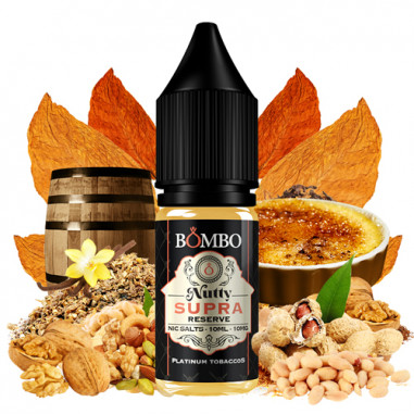 NUTTY SUPRA SALES PLATINUM TOBACCOS 10ML - BOMBO NUTTY SUPRA SALES PLATINUM TOBACCOS 10ML - BOMBO