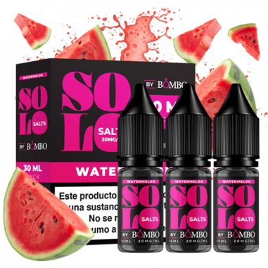 WATERMELON SOLO SALT 30ML PACK - BOMBO