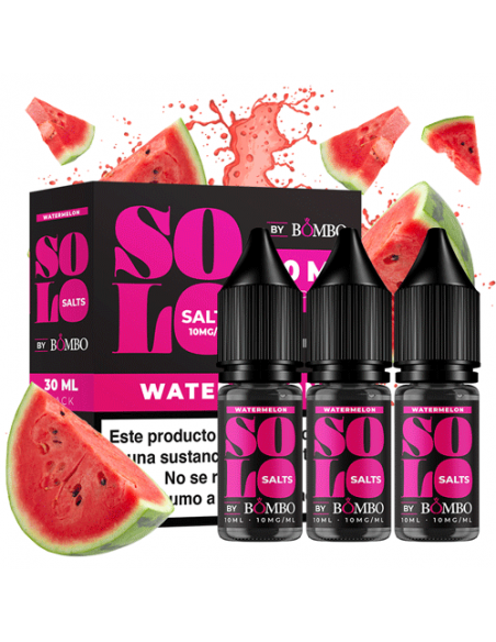 WATERMELON SOLO SALT 30ML PACK - BOMBO