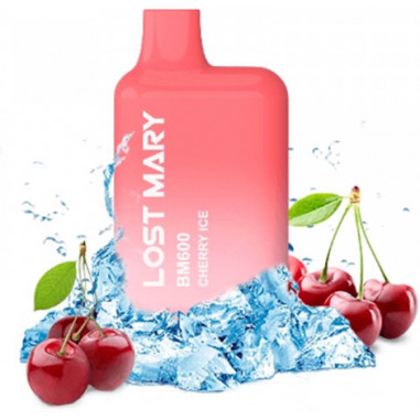 LOST MARY BM600 CHERRY ICE POD 2ML 20MG - ELFBAR LOST MARY BM600 CHERRY ICE POD 2ML 20MG - ELFBAR