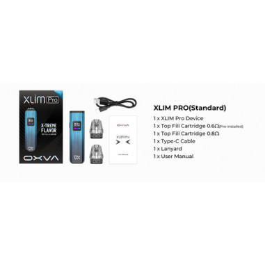 OXVA XLIM PRO 1000MAH 30W 2ML - OXVA OXVA XLIM PRO 1000MAH 30W 2ML - OXVA