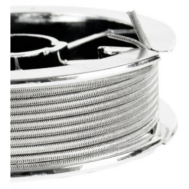 HILO SS316L SNAKE ALIEN 1 32GA+3*0.8FLAT 10FEET - PIRATE COIL HILO SS316L SNAKE ALIEN 1 32GA+3*0.8FLAT 10FEET - PIRATE COIL