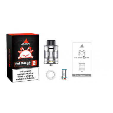 FAT RABBIT TANK 2 28MM - HELLVAPE FAT RABBIT TANK 2 28MM - HELLVAPE