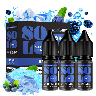 BLUE SOLO SALTS 30ML PACK - BOMBO BLUE SOLO SALTS 30ML PACK - BOMBO