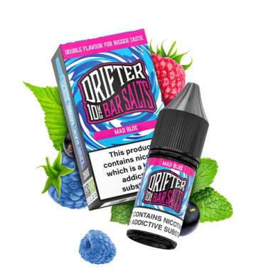 MAD BLUE NICSALT 10ML - DRIFTER BAR JUICE MAD BLUE NICSALT 10ML - DRIFTER BAR JUICE