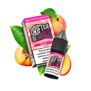 PEACH ICE NICSALT 10ML - DRIFTER BAR JUICE PEACH ICE NICSALT 10ML - DRIFTER BAR JUICE