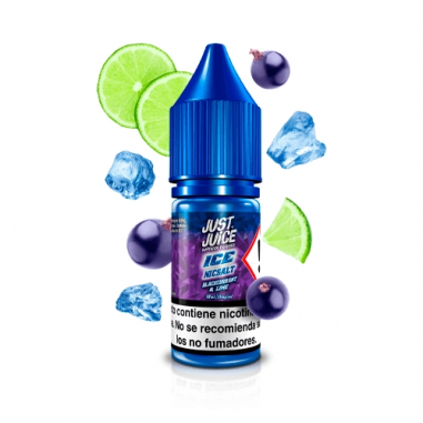 ICE NIC SALT BLACKURRANT LIME 10ML - JUST JUICE