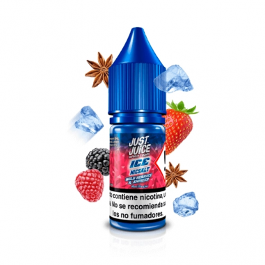 ICE NIC SALT WILD BERRIES ANISSED 10ML - JUST JUICE ICE NIC SALT WILD BERRIES ANISSED 10ML - JUST JUICE