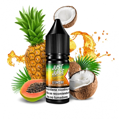 ICE NIC SALT PAPAYA PINEAPPLE AND COCONUT 10ML - JUST JUICE