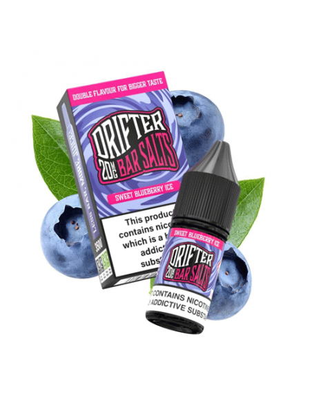 SWEET BLUEBERRY ICE NICSALT 10ML - DRIFTER BAR JUICE