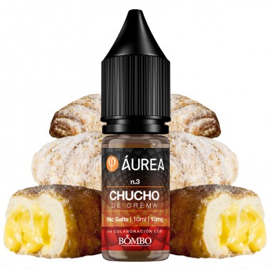 SALES DE NICOTINA N3 CHUCHO DE CREMA 10ML - AUREA SALES DE NICOTINA N3 CHUCHO DE CREMA 10ML - AUREA