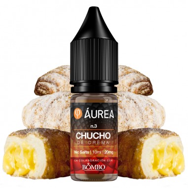 SALES DE NICOTINA N3 CHUCHO DE CREMA 10ML - AUREA SALES DE NICOTINA N3 CHUCHO DE CREMA 10ML - AUREA