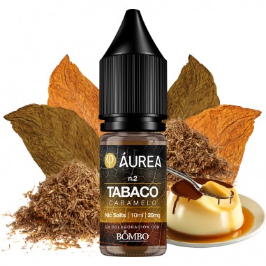 SALES DE NICOTINA N2 TABACO CARAMELO 10ML - AUREA SALES DE NICOTINA N2 TABACO CARAMELO 10ML - AUREA