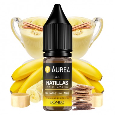 SALES DE NICOTINA N5 NATILLAS DE PLATANO 10ML - AUREA