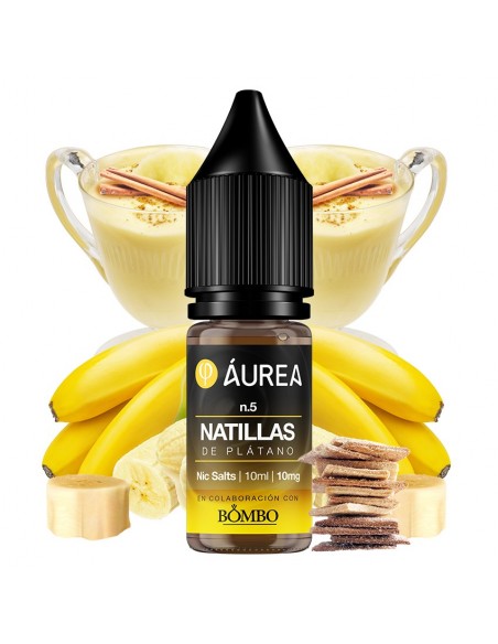 SALES DE NICOTINA N5 NATILLAS DE PLATANO 10ML - AUREA