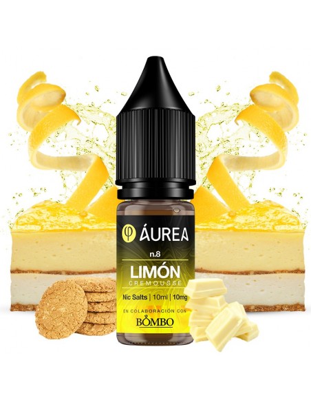 SALES DE NICOTINA N8 CREMOUSSE DE LIMON 10ML - AUREA