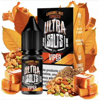 CARAMEL NUT TOBACCO ULTRA SALTS 10ML - VIPER CARAMEL NUT TOBACCO ULTRA SALTS 10ML - VIPER