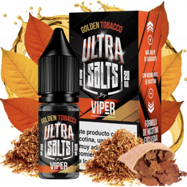 GOLDEN TOBACCO ULTRA SALTS 10ML - VIPER GOLDEN TOBACCO ULTRA SALTS 10ML - VIPER