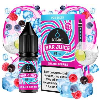 SALES GIN & BERRIES ICE 10ML - BAR JUICE & BOMBO SALES GIN & BERRIES ICE 10ML - BAR JUICE & BOMBO