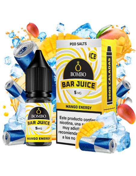 SALES MANGO ENERGY ICE 10ML - BAR JUICE & BOMBO