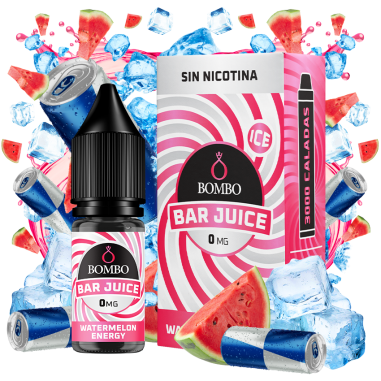 SALES WATERMELON ENERGY ICE 10ML - BAR JUICE & BOMBO SALES WATERMELON ENERGY ICE 10ML - BAR JUICE & BOMBO