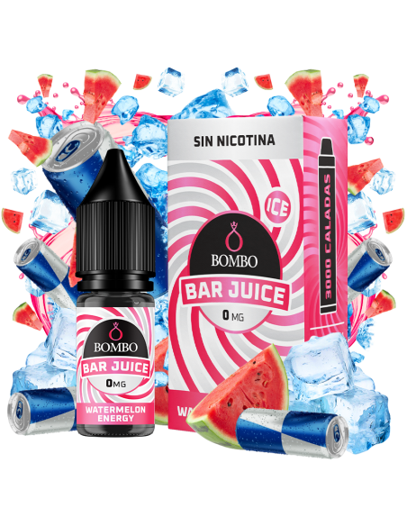 SALES WATERMELON ENERGY ICE 10ML - BAR JUICE & BOMBO