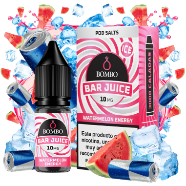 SALES WATERMELON ENERGY ICE 10ML - BAR JUICE & BOMBO SALES WATERMELON ENERGY ICE 10ML - BAR JUICE & BOMBO