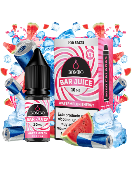SALES WATERMELON ENERGY ICE 10ML - BAR JUICE & BOMBO