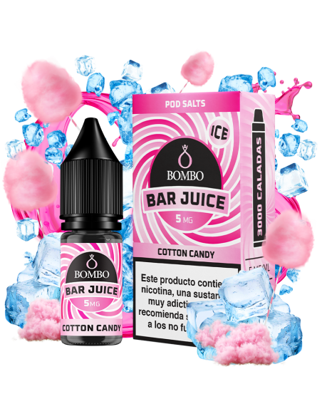SALES COTTON CANDY 10ML ICE - BAR JUICE & BOMBO