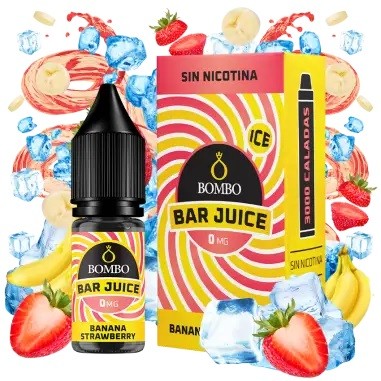 SALES BANANA STRAWBERRY ICE 10ML - BAR JUICE & BOMBO SALES BANANA STRAWBERRY ICE 10ML - BAR JUICE & BOMBO