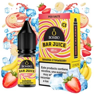 SALES BANANA STRAWBERRY ICE 10ML - BAR JUICE & BOMBO SALES BANANA STRAWBERRY ICE 10ML - BAR JUICE & BOMBO