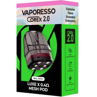 CARTUCHO LUXE X COREX 2.0 2ML - VAPORESSO CARTUCHO LUXE X COREX 2.0 2ML - VAPORESSO