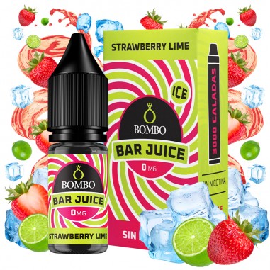 SALES STRAWBERRY LIME ICE 10ML - BAR JUICE & BOMBO SALES STRAWBERRY LIME ICE 10ML - BAR JUICE & BOMBO
