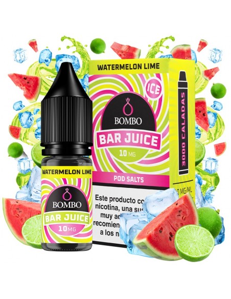 SALES WATERMELON LIME ICE 10ML - BAR JUICE & BOMBO
