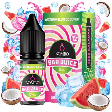SALES WATERMELON COCONUT ICE 10ML - BAR JUICE & BOMBO SALES WATERMELON COCONUT ICE 10ML - BAR JUICE & BOMBO