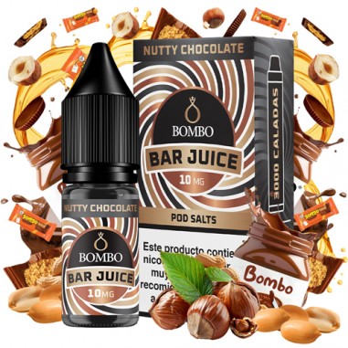 SALES NUTTY CHOCOLATE 10ML - BAR JUICE & BOMBO SALES NUTTY CHOCOLATE 10ML - BAR JUICE & BOMBO